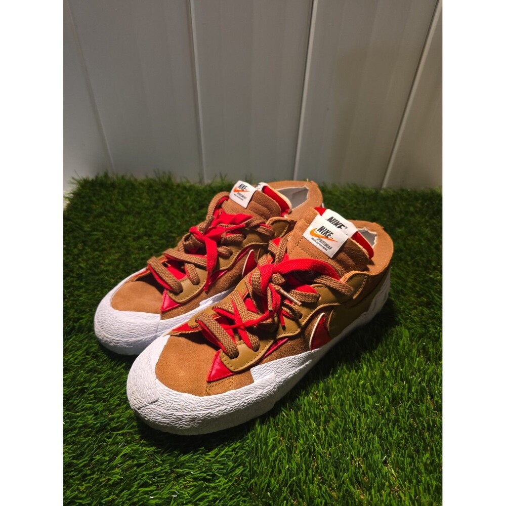 Nike Blazer Sacai British Tan Low Sneakers 8.5